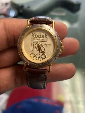 Vintage Kodak 100th Anniversary Olympic Worldwide Sponsor Watch